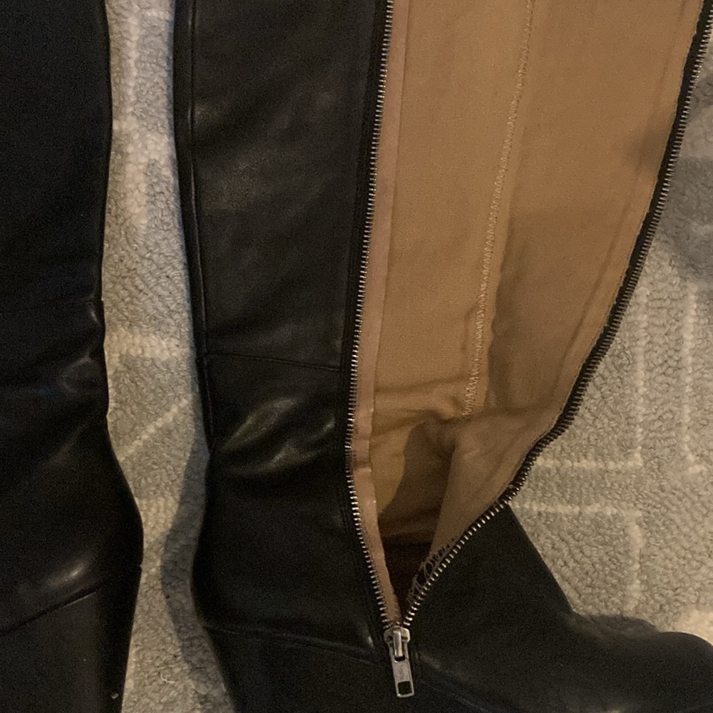 Aldo Black Platform Boots - Picture 7 of 9